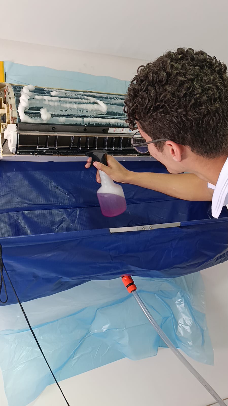 Limpeza de ar-condicionado